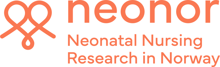 NEONOR Logo venstrestilt med navn fersken