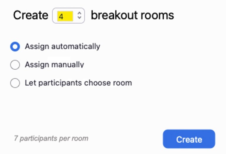 Opprett Breakout Rooms i Zoom