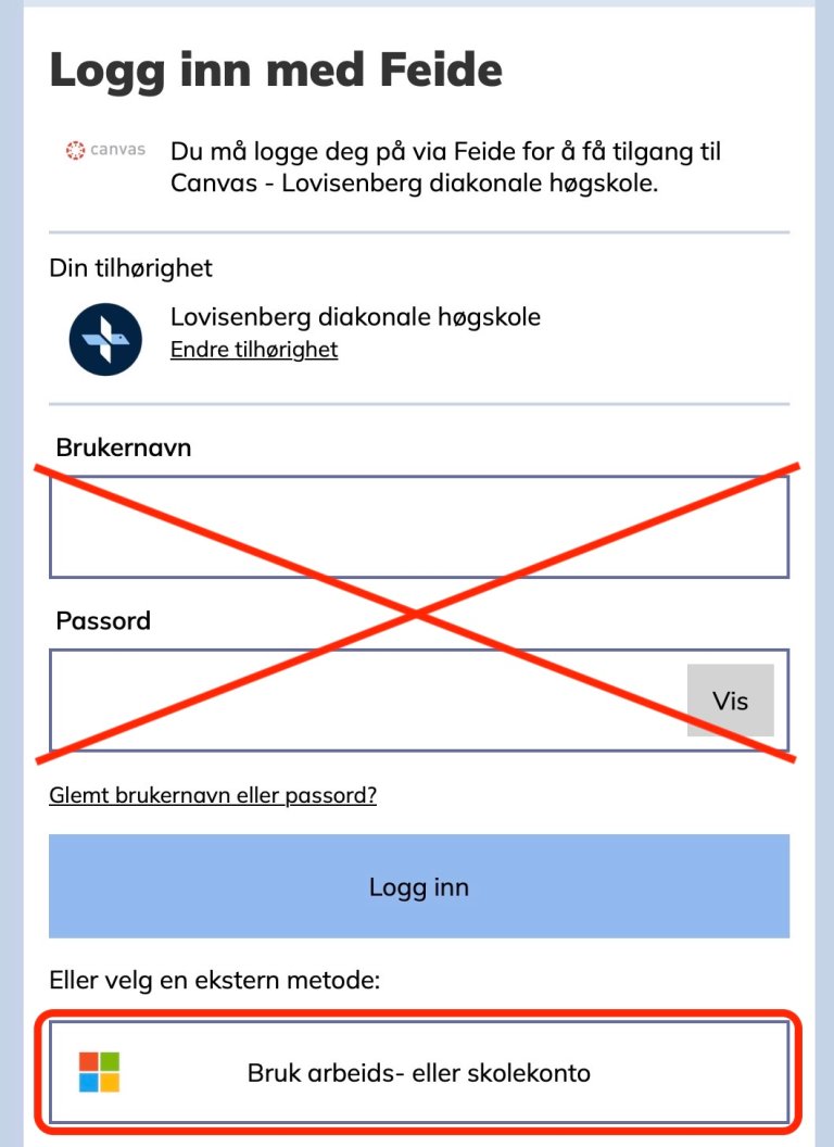 Azure pålogging