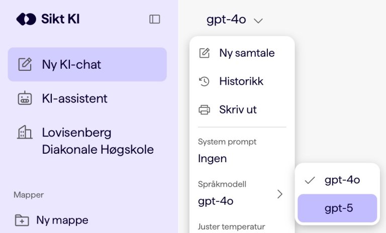 Valg av modell