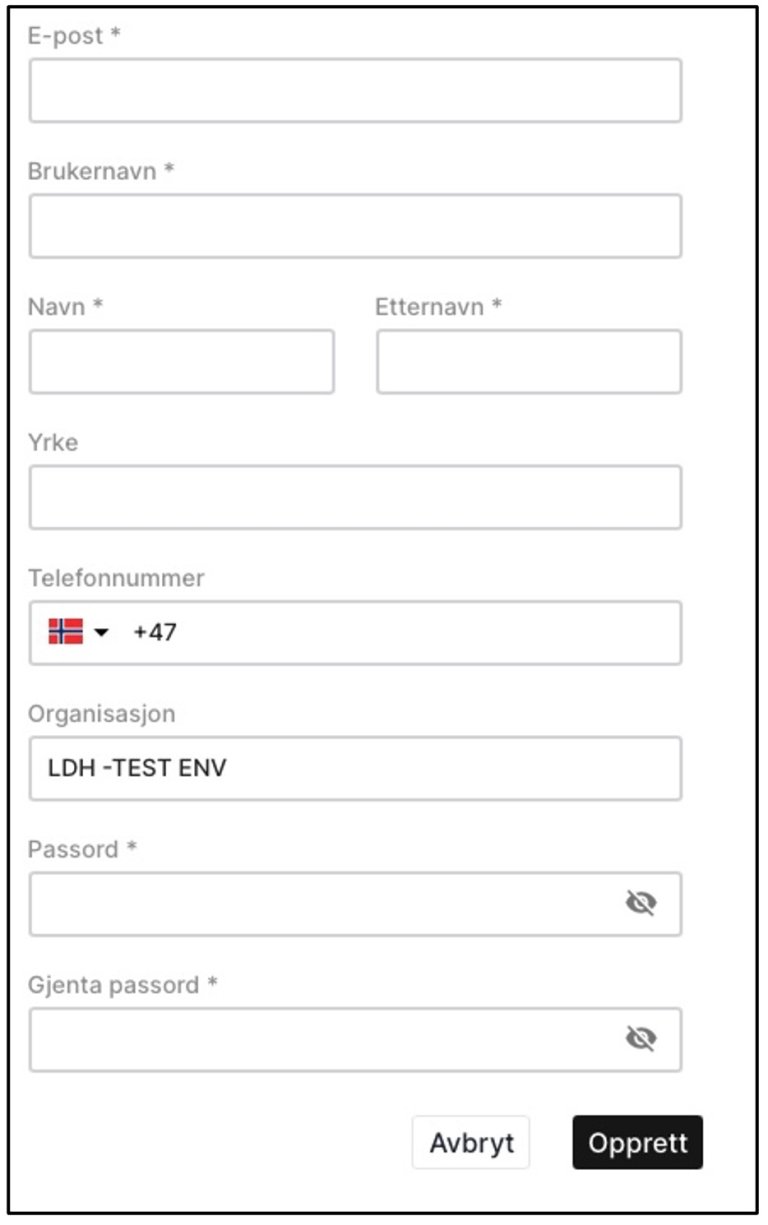 Skjema for å legge til en ny veileder