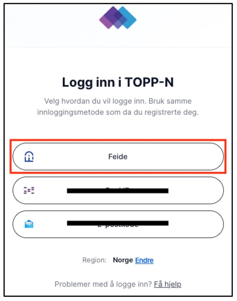 Pålogging med Feide