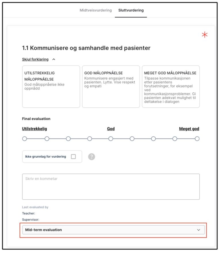 Gradering av studenten