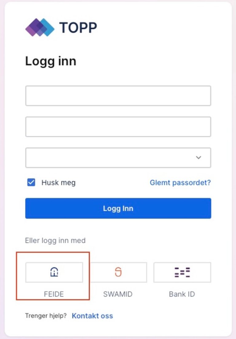 Feide pålogging