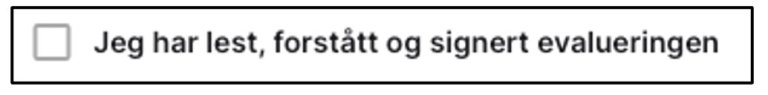 Bekreft innsending