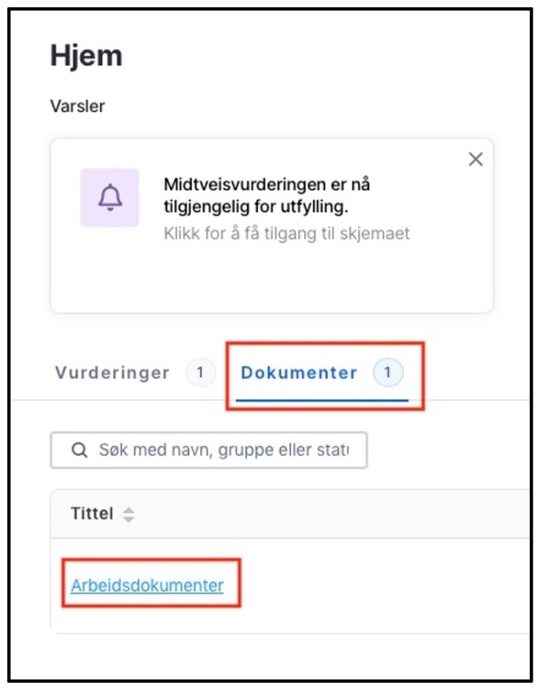 Dokumenter i TOPP-N