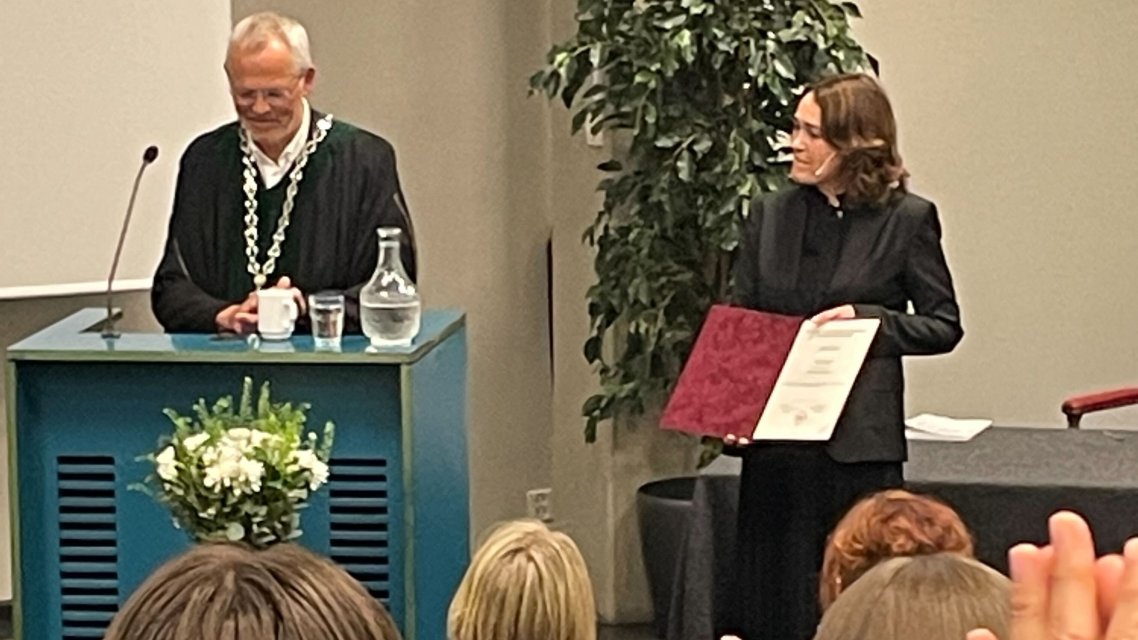 Trine-Lise Jansen under disputasen